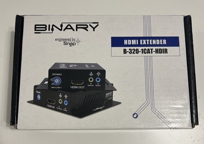 Binary B-320-1CAT-HDIR HDMI Balun Transmitter & Receiver Kit i779