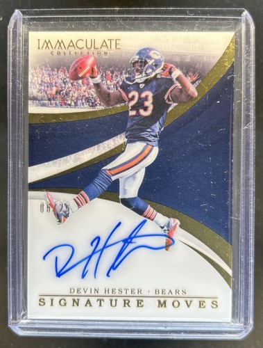2018 Panini Immaculate Devin Hester Signature Moves Auto Autograph #/25 Bears