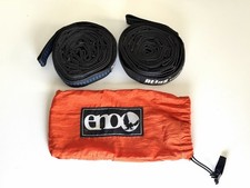 ENO Eagles Nest Outfitters Atlas Hammock Nylon Suspension Straps Black Blue 9ft