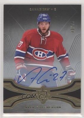 2016-17 Upper Deck Ultimate Collection Gold 43/75 Alex Galchenyuk #26 Auto y1g