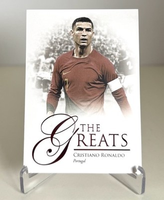 Cristiano Ronaldo Portugal 2023 Futera Unique The Greats Jersey Number! 07/55
