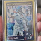 Panini 2025 Score Gold Parallel Rookie #35 Jaxson Dart Giants Rebels /499