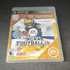 NCAA Football 14 PS3 Complete CIB Walmart Bonus Edition w/ Insert