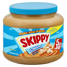 SKIPPY Creamy Peanut Butter, 5 Pound Jars