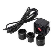 5MP USB Microscope Camera Kit Digital Industrial Camera with 23.2mm Adapter