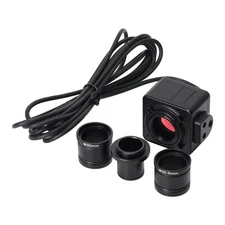 5MP USB Microscope Camera Kit Digital Industrial Camera with 23.2mm Adapter