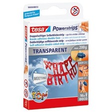 Taśma samoprzylepna tesa Powerstrips Small Deco 58800 - przezroczysta do 0,2 kg fü