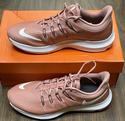 Nike Quest Womens 8.5 Rust Pink Summit White Running Shoes Sneakers New Box