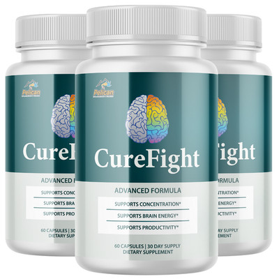 CureFight- Brain Support- 3 Bottles- 180 Capsules