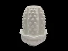 Vintage Fenton White Milk Glass Hobnail Fairy Lamp Light Candle Holder 4.5"