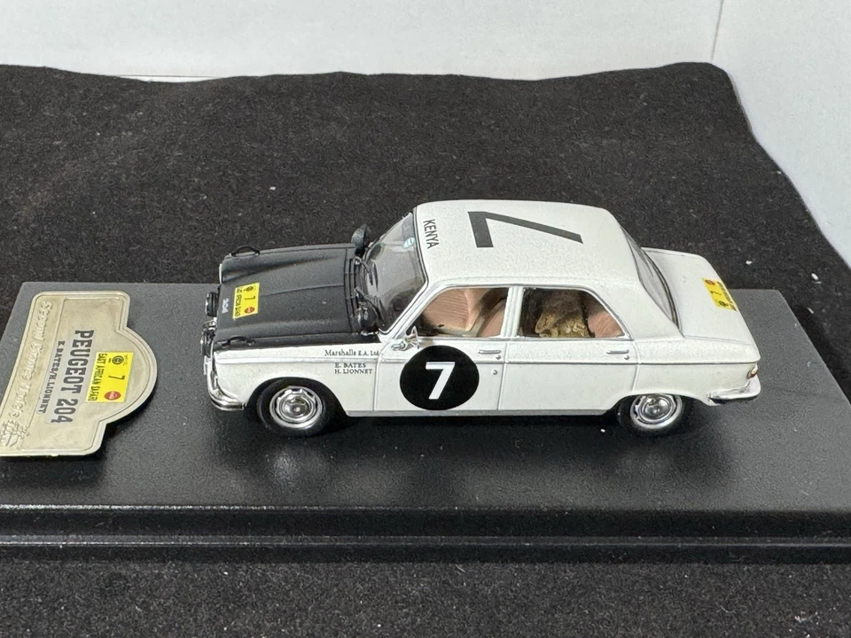 PEUGEOT 204 #7 B.BATES-H.LIONNET EAST AFRICAN SAFARI RALLY 1967 1:43 Transkit - Immagine 2 di 4