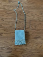 Perfect Mini Sparkly Rhinestone Soft Crossover Purse 7  X 5  