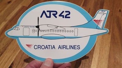 Sticker Croatia Airlines ATR 42