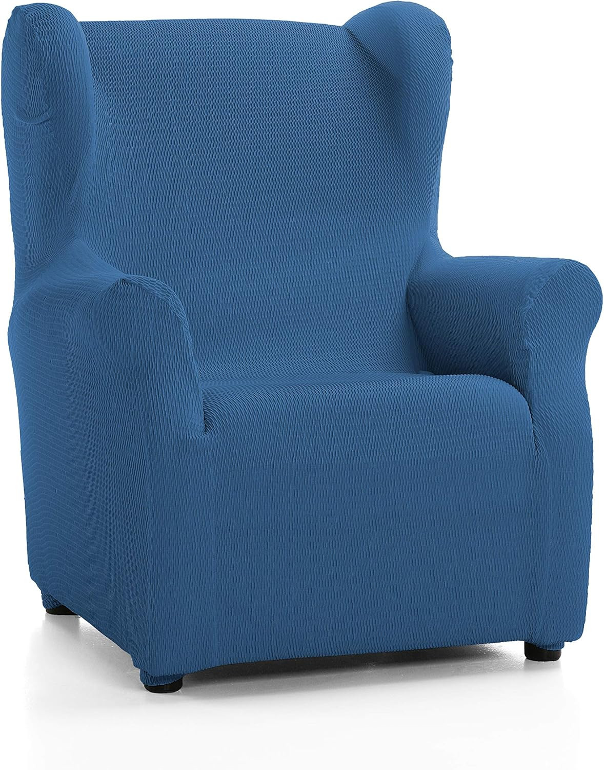 Fodera per Poltrona Orecchioni Túnez Blu | Copripoltrona Elastico