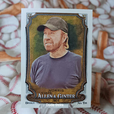 2024 Topps Allen & Ginter - Chuck Norris #255 - Actor | eBay 2024 Topps Allen & Ginter - Chuck Norris #255 - Actor | eBay