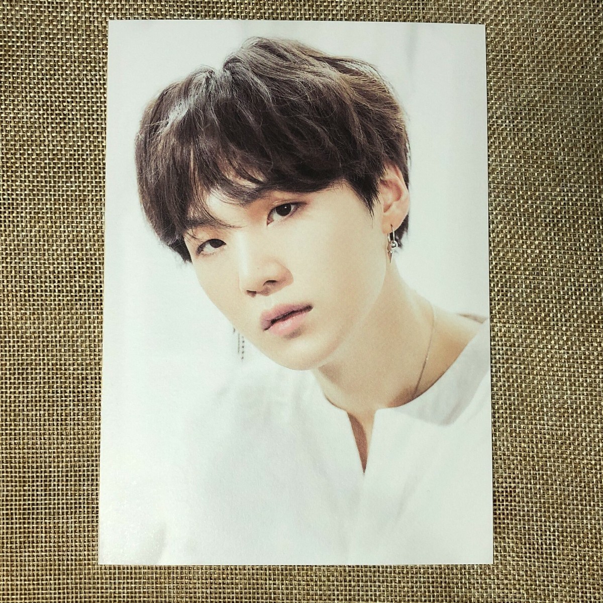 BTS 創立式 フォトカード SUGA 希少】bts 創立式 新品 suga ユンギ ワッペン トレカ フォト