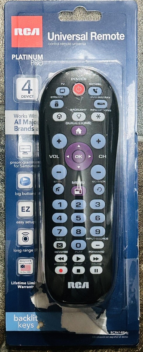 RCA RCR311TBM2 Remote Control for VCR DVD TV Combo 27V530T and More