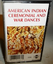 Vintage Audio Cassette Tape American Indian Ceremonial Spirit & War Dances