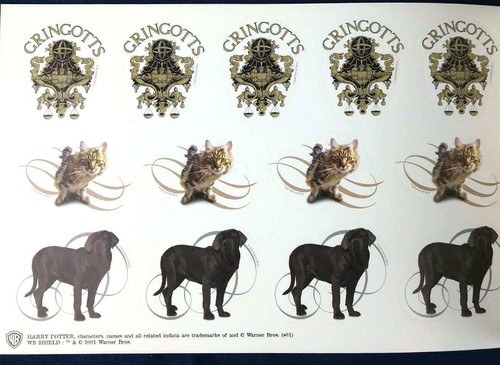 Harry Potter Sticker Book Danimarca oltre 100 adesivi nuovi e completi rari 2001 - Foto 8 di 11