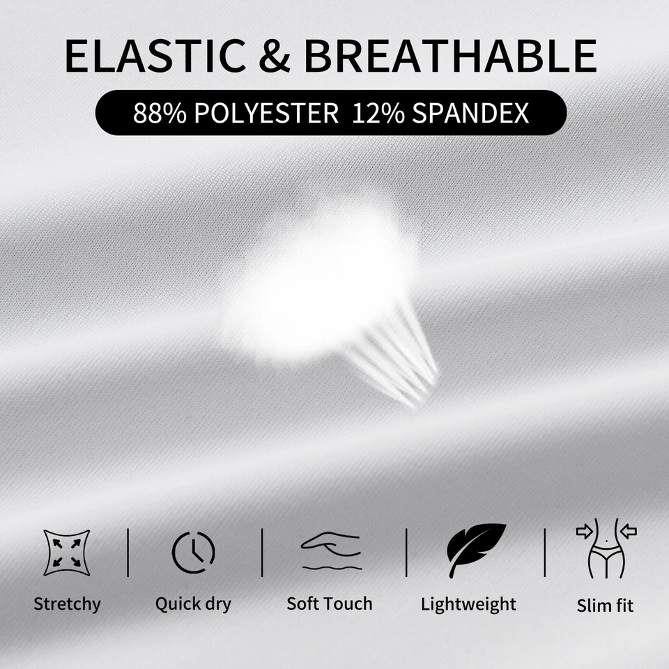 WOSAWE Men's Short Sleeve Cycling Jersey Spring Summer Bike Top Clothing Pockets - Image 3 of 4