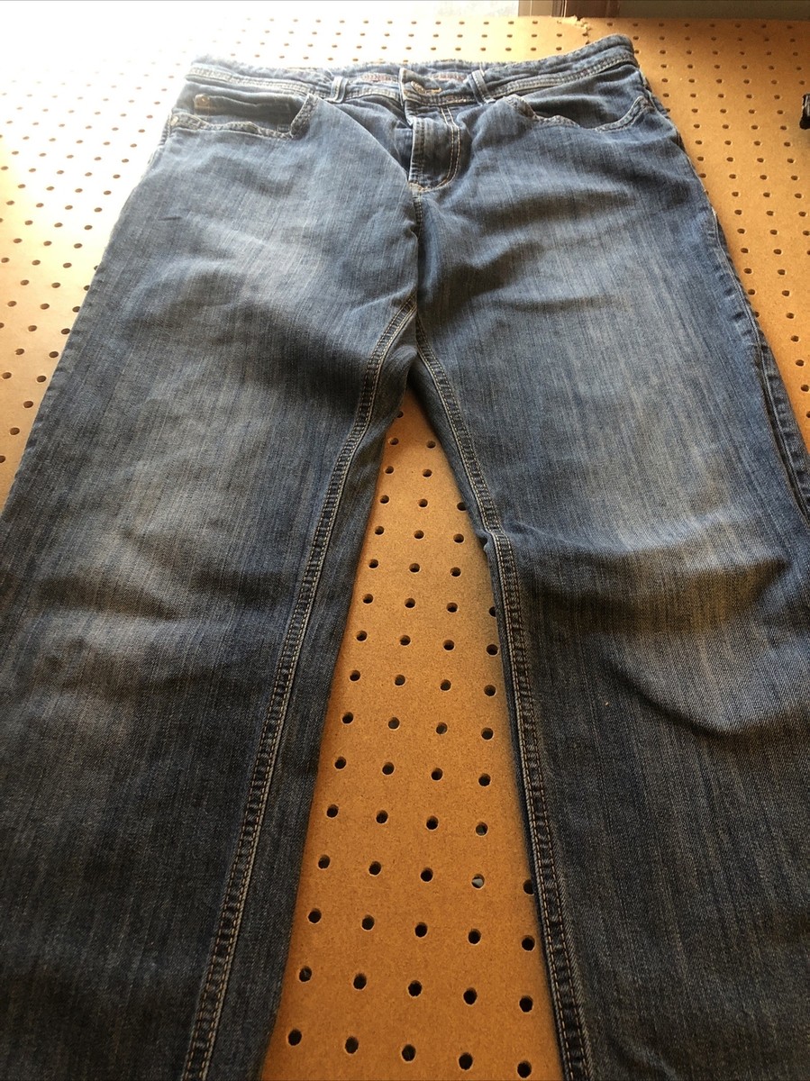 Mac Jeans Mens 34x35 Straight Blue Denim Pants Dark Wash Mac Jeans Mens 34x35 Straight Blue Denim Pants Dark Wash