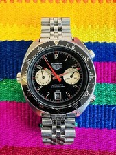 Cronografo Automatico Vintage Heuer Autavia Cal. 12 KAF - Rif. 11630 - anni '70
