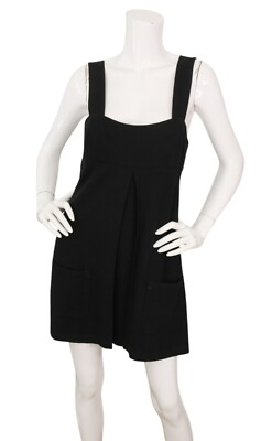 Diane Von Furstenberg Dress Womens 4 Black Stretch Mini