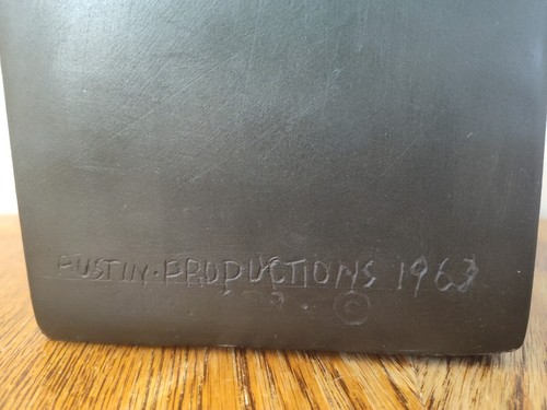 Michelangelos David 60er Jahre Austin Productions Skulptur Büste signiert Vintage - Bild 6 von 20