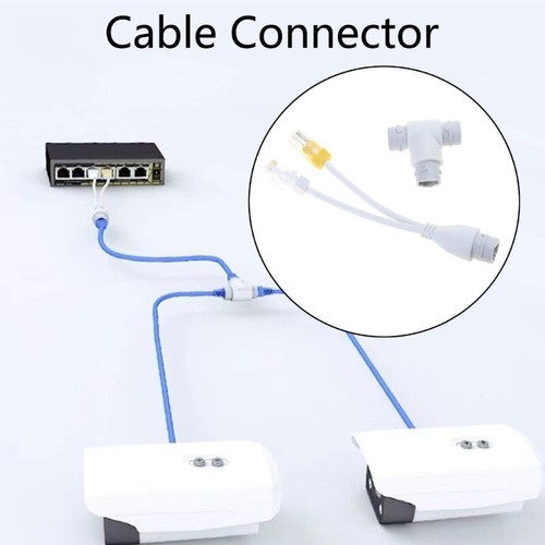 Networks System POE Splitter RJ45 Adapter for Networks Transmission Within 100m - Afbeelding 2 van 8