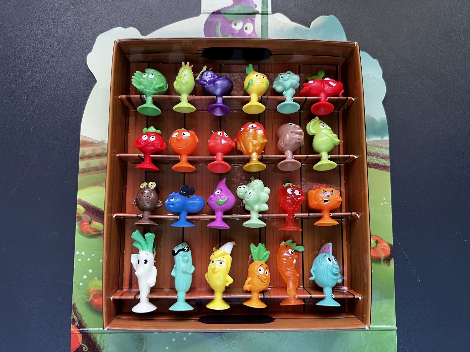 Thumbnail - Lidl Stikeez - Komplett 1a Top Obst + Gemüse Mit Sammelalbum ©2018