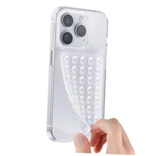Silicone Suction Cup Phone Case Mount Double Sided, Silicon Sticky Transparent
