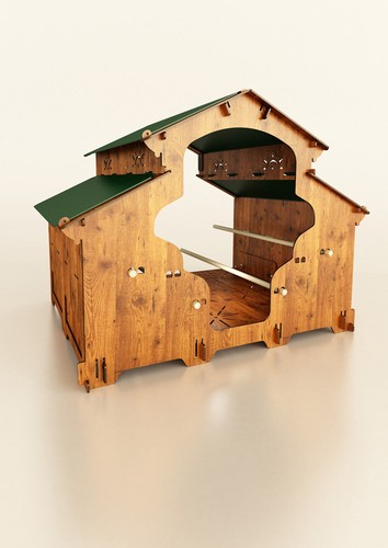 POLLY FARM PLUS Modular Chicken Coop for 75 / 100 Chickens HPL Anti Red Mite - Picture 6 of 14