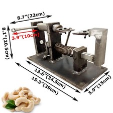 Máquina peladora de nueces de anacardo de 0,7"-1" máquina peladora manual descascaradora de nueces