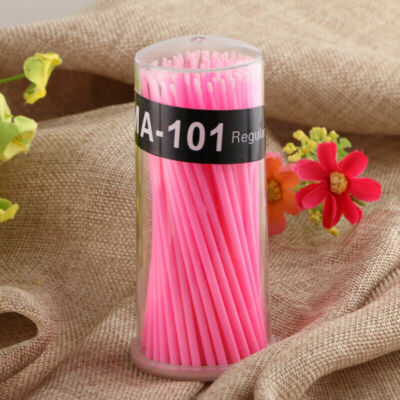 100x Microbrush Nailsart Wimpernverlängerung Microbürstchen Reinigungsstäbchen
