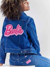 Wrangler Barbie Zip Front Denim Jacket:wrangler Blue:xs