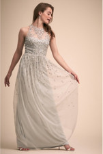 New BHLDN Ginny Dress Size 8 MSRP: $280 Fog