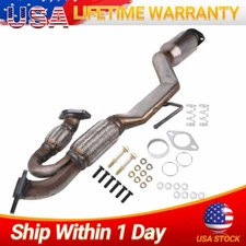 Exhaust Outlet Flex Y Pipe Catalytic Converter For Nissan Pathfinder 2013-2019