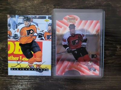 1998 Bowman's Best Mirror Image Fusion Eric Lindros Vincent Lecavalier  + 1 CARD