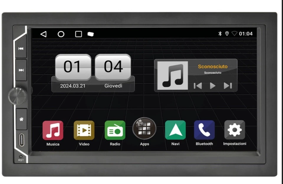 AUTORADIO ANDROID PHONOCAR VM003 - 6.75”  32gb ROM 2 Gb RAM  - Immagine 2 di 4