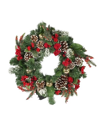 Christmas Wreath happy holidays Large 20