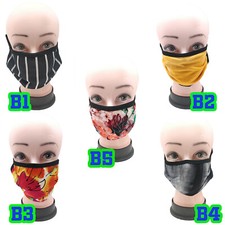 Fashion Face Nose Mask Unisex Washable Reusable Double Layer Cotton SPRING B