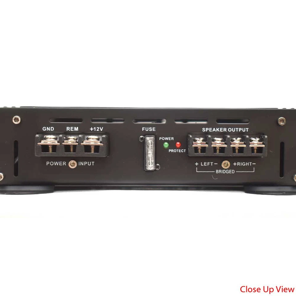 Amplificador de audio Jensen Boat POWER4002 | Premier 2 canales 200 vatios Foto 3 de 4