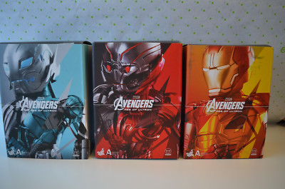 Set of 3: Avengers Age of Ultron Ultron Prime, Iron Man & Ultron Sentry Ver. A