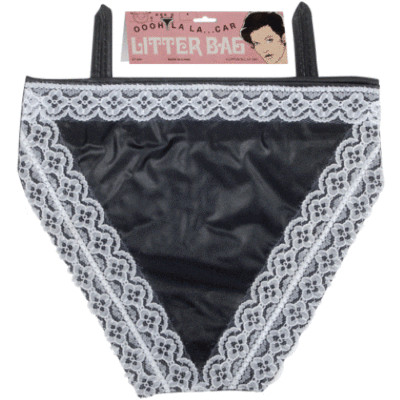 Two Sexy Panty Car Litter Bag or Pantie Gift Bag - Raise Eyebrows With These! 