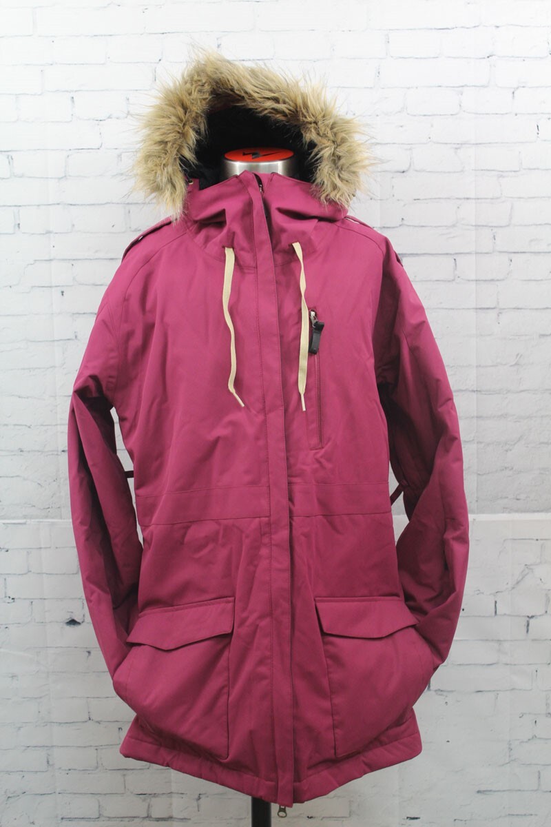 Утепленная сноубордическая куртка Ride Marion Женская среднего размера малиново-фиолетового цвета Новая 27090₽