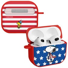 Peanuts Patriotic HD Case Cover Compatible with Apple AirPods Gen 3