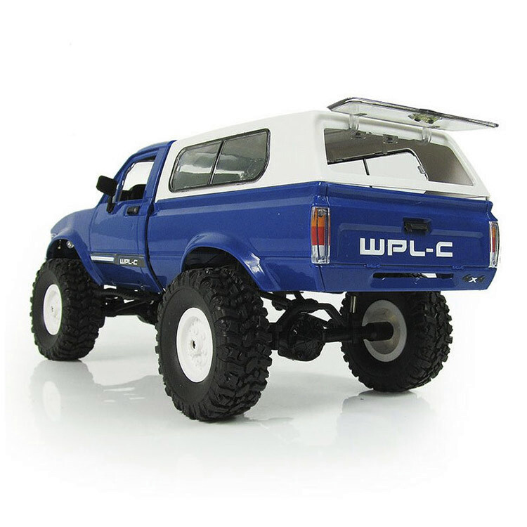 WPL RC Truck C24 1:16 4x4 4WD Scale Crawler Pickup Off Road RTR Car R/C Blue