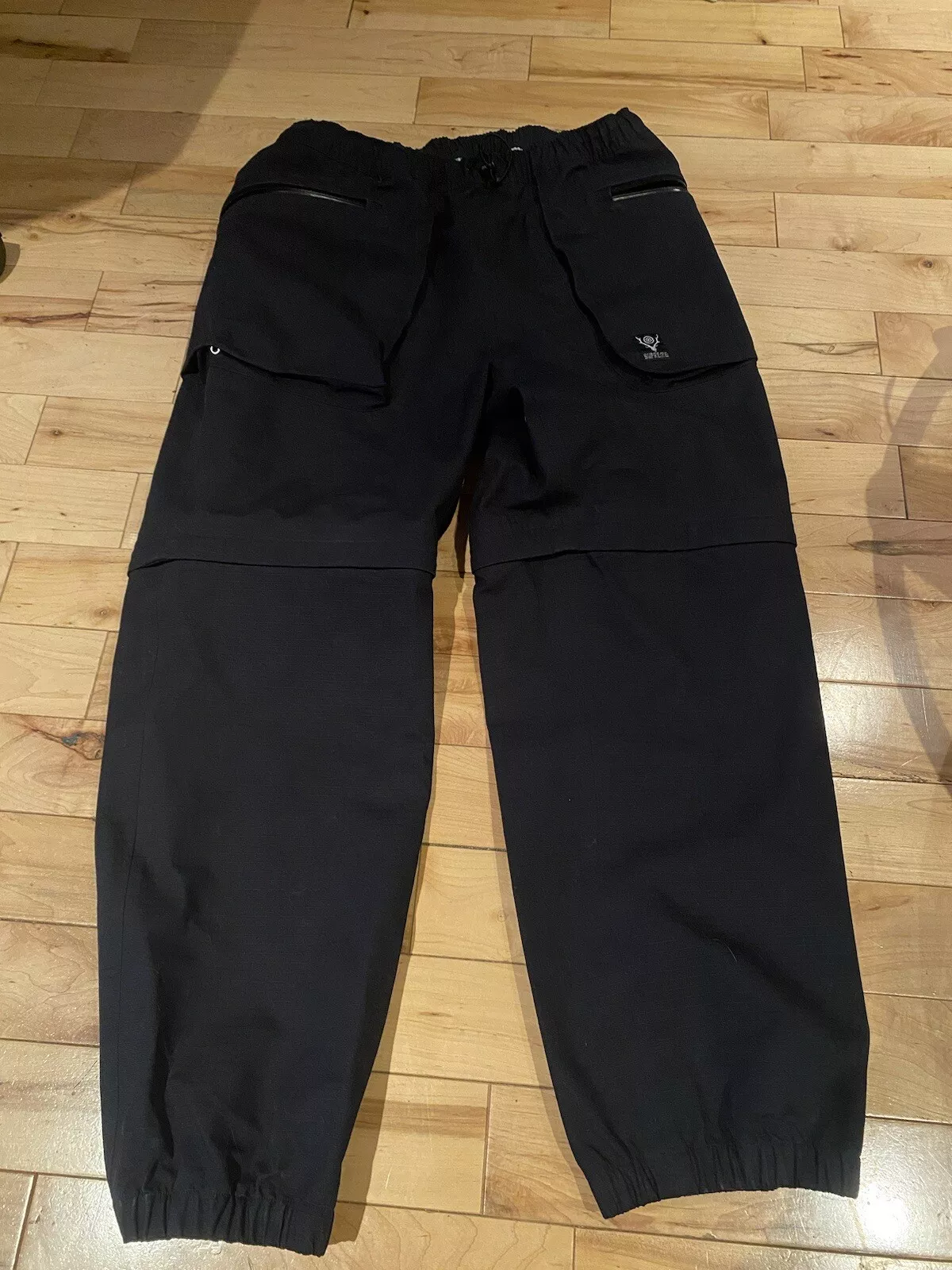 Pantalon noir Supreme South2 West8 S2W8 River Trek grandes cargaisons convertibles