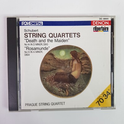 Schubert String Quartets Death And The Maiden No14 D Minor Rosamund Classical CD
