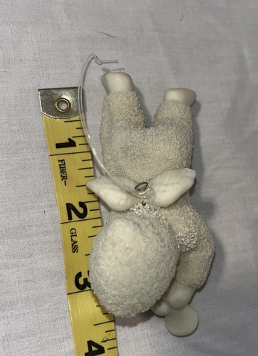 Dept 56 Snowbabies Noel Christmas Ornament Baby with Horn Flying - Retired - Picture 5 of 6